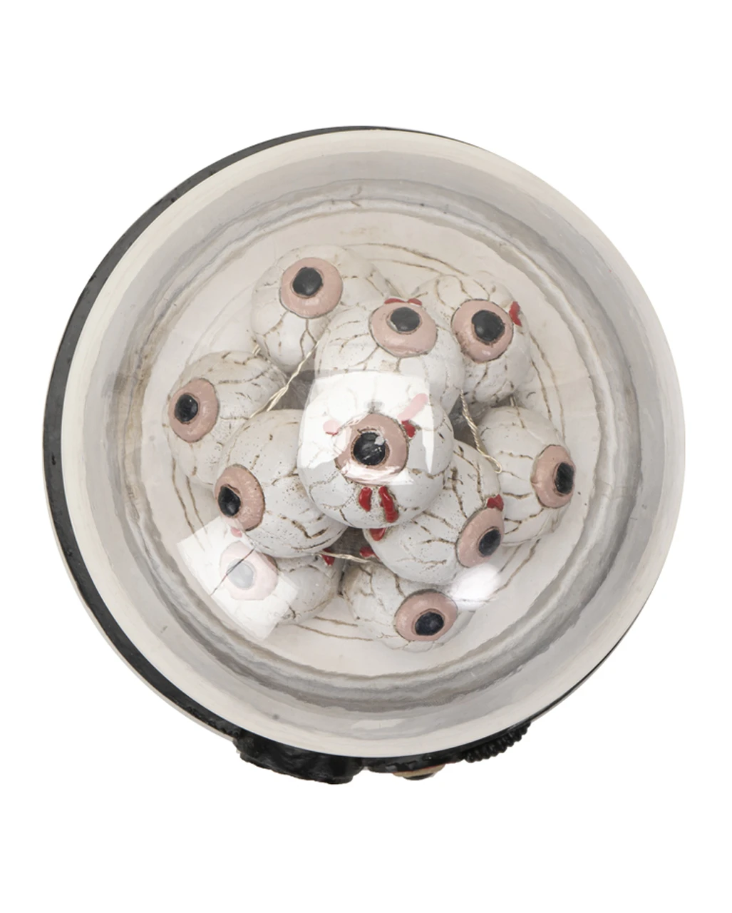 Beleuchteter Augenhügel Unter Glashaube 18cm – Bild 3