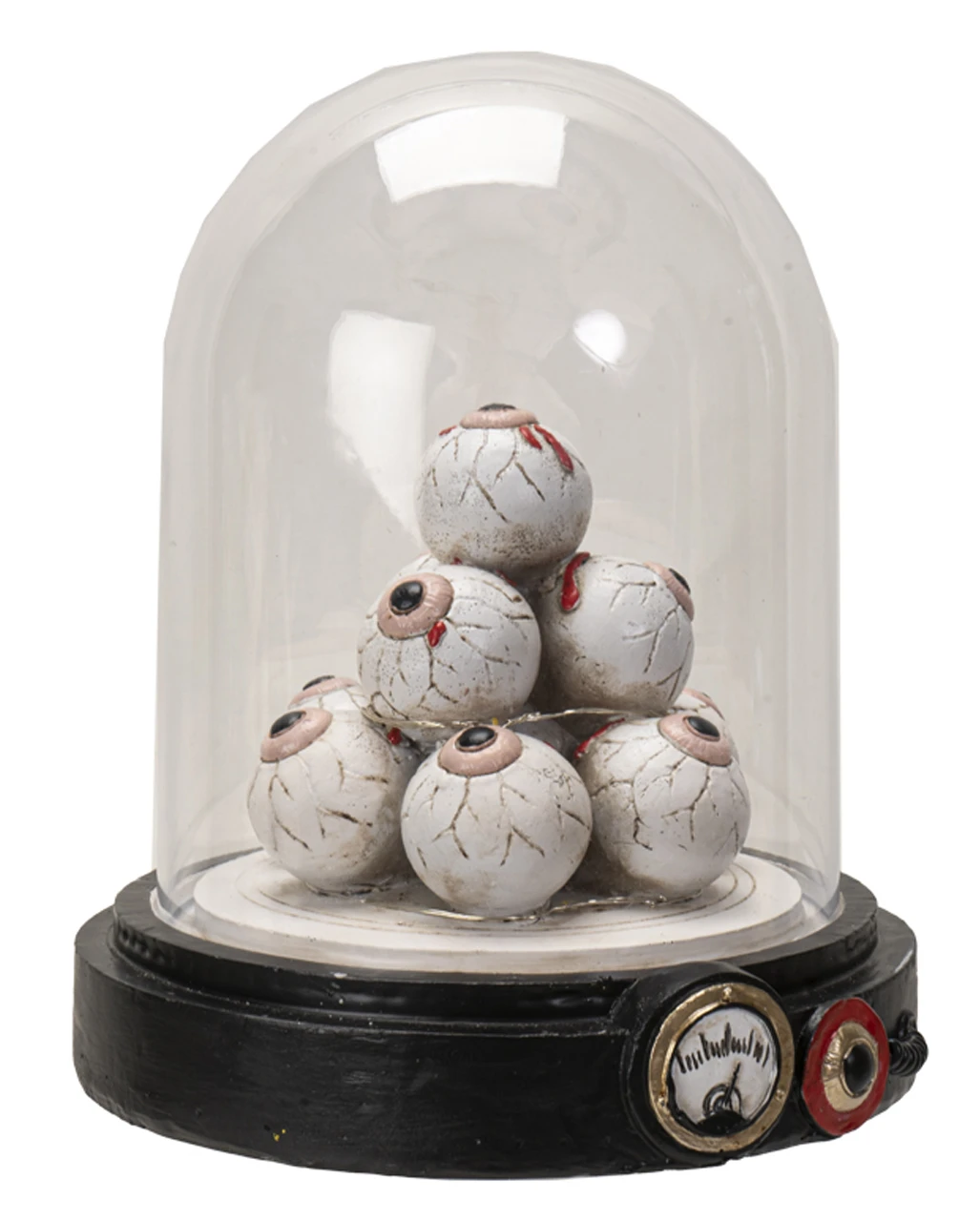 Beleuchteter Augenhügel Unter Glashaube 18cm – Bild 4