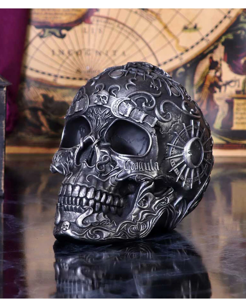 Baphomet's Worship Totenschädel 19,5cm – Bild 7
