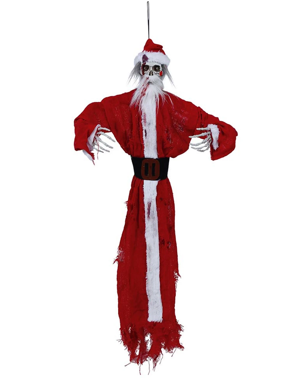 Blutiger Skelett Nikolaus Mit Bewegung 90cm