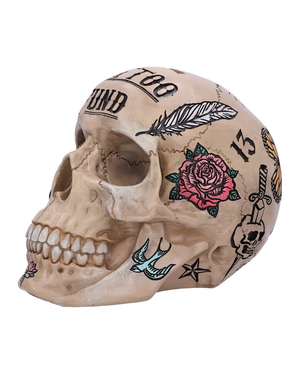 Calavera Tattoo Totenkopf Sparkasse – Bild 2