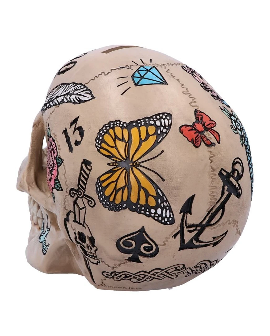 Calavera Tattoo Totenkopf Sparkasse – Bild 3