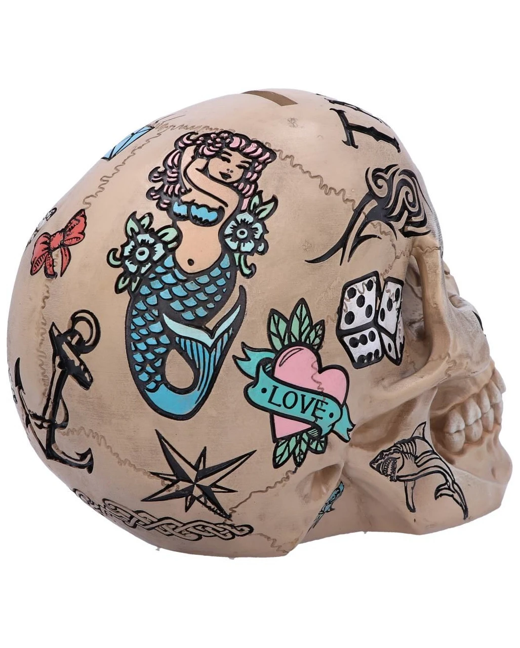 Calavera Tattoo Totenkopf Sparkasse – Bild 4