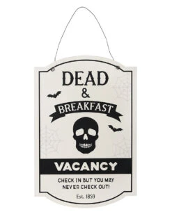 Dead & Breakfast Halloween Dekoschild