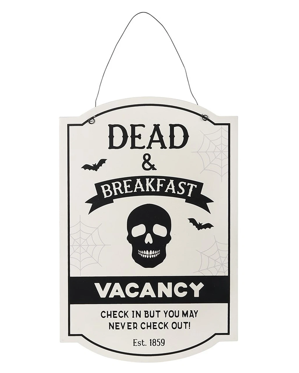 Dead & Breakfast Halloween Dekoschild