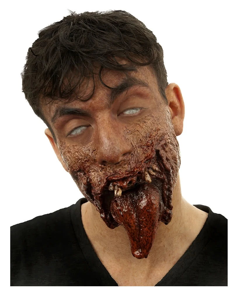 Verfaulter Unterkiefer Latexapplikation