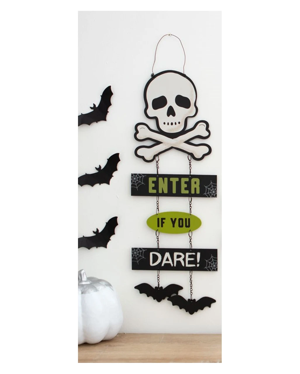 Enter If You Dare Halloween Hängeschild 30cm – Bild 3