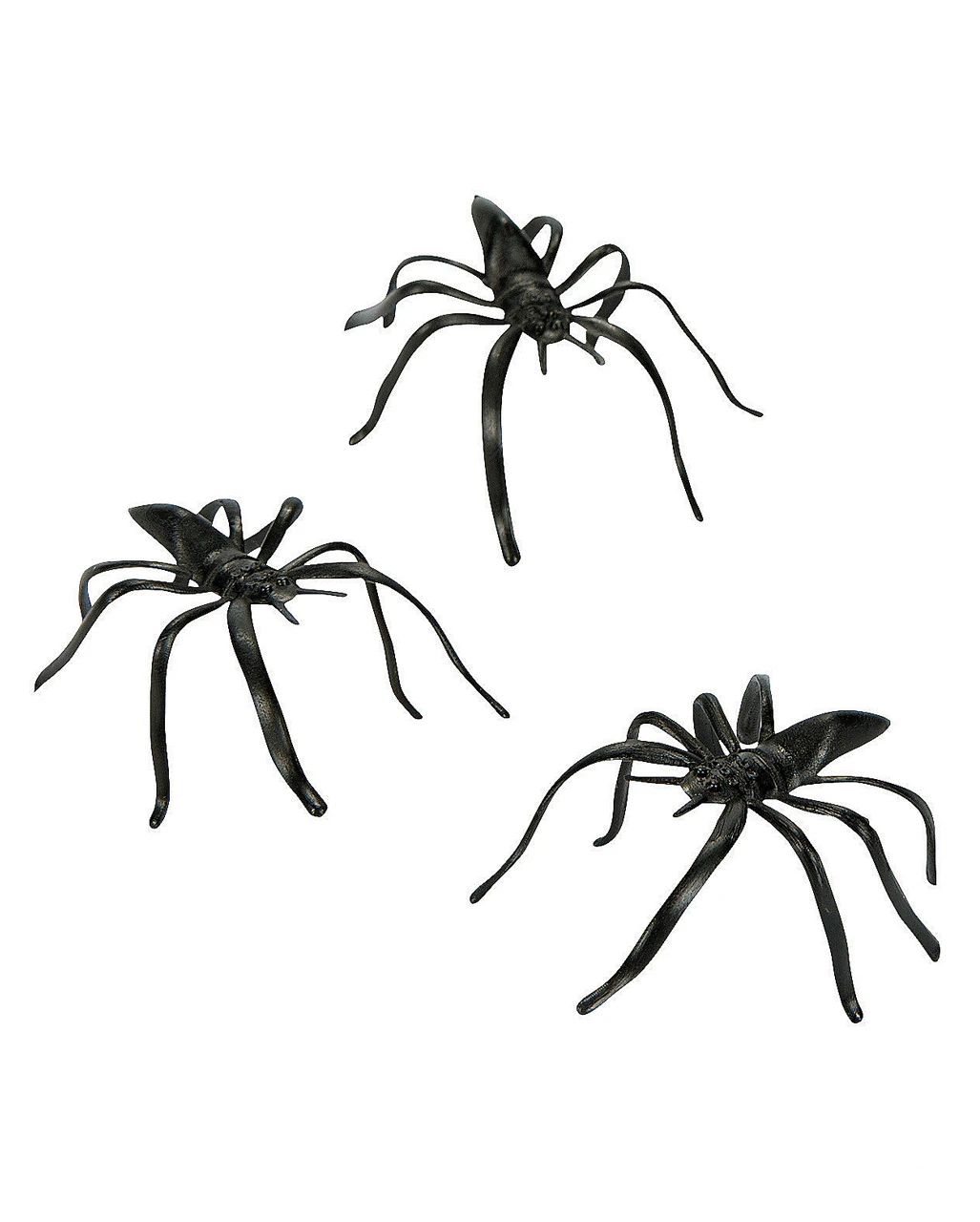 144 Schwarze Halloween Spinnen – Bild 2