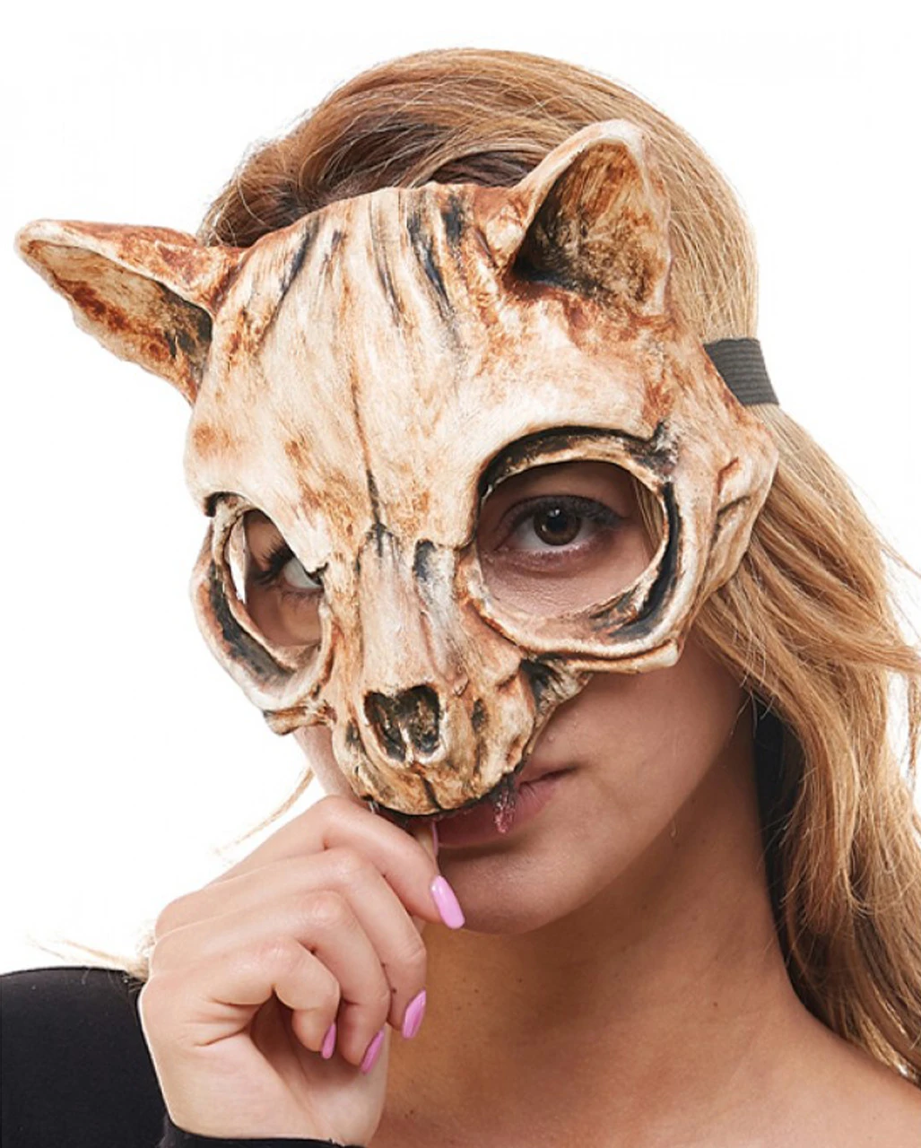 Vampir Schädel Halbmaske – Bild 2