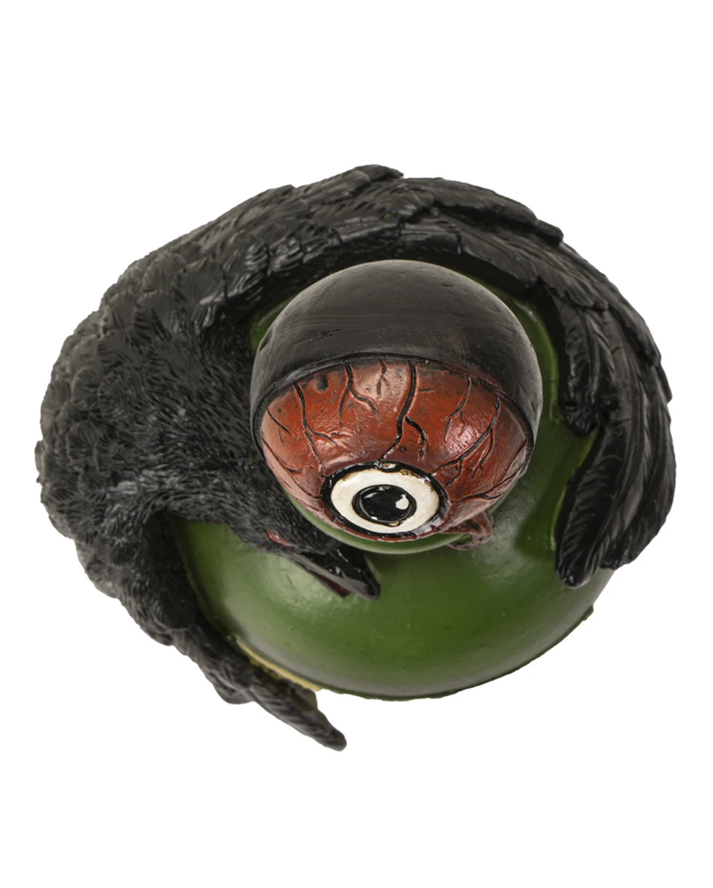 Giftflasche Mit Blutigem Augapfel & KrĂ€he 20cm â Bild 3