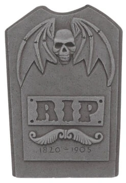 Grabstein RIP Mit Totenschädel Und Flügeln