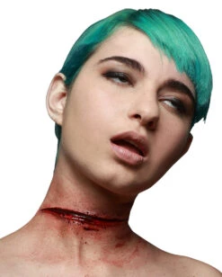 Kehlen-Schnitt Latexapplikation