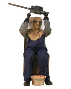 Kettensägen Serienmörder Halloween Animatronic