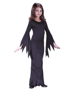 Madame Morticia Mädchenkostüm M
