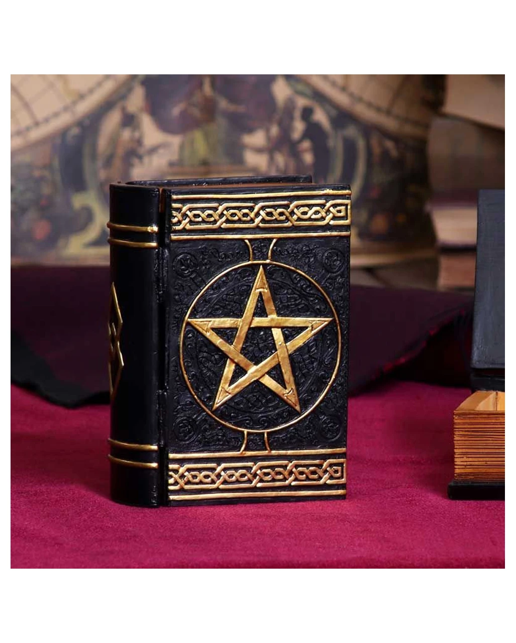 Schwarzes Buch Magischer Sprüche Schmuckschatulle – Bild 6