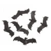 6 St. Schwarze Fledermäuse Im Netz 13cm