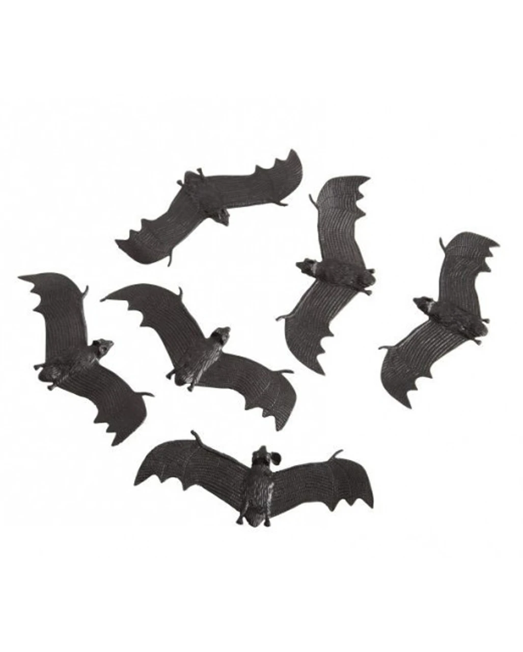 6 St. Schwarze Fledermäuse Im Netz 13cm