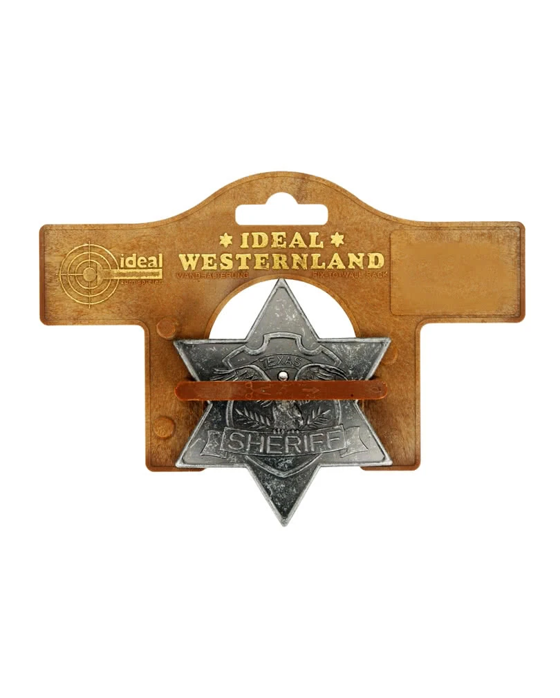 Antiker Sheriff Stern Aus Metall