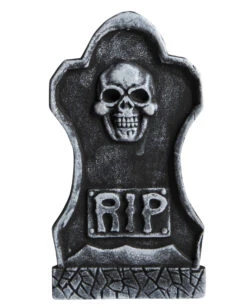 Totenschädel RIP Deko Grabstein