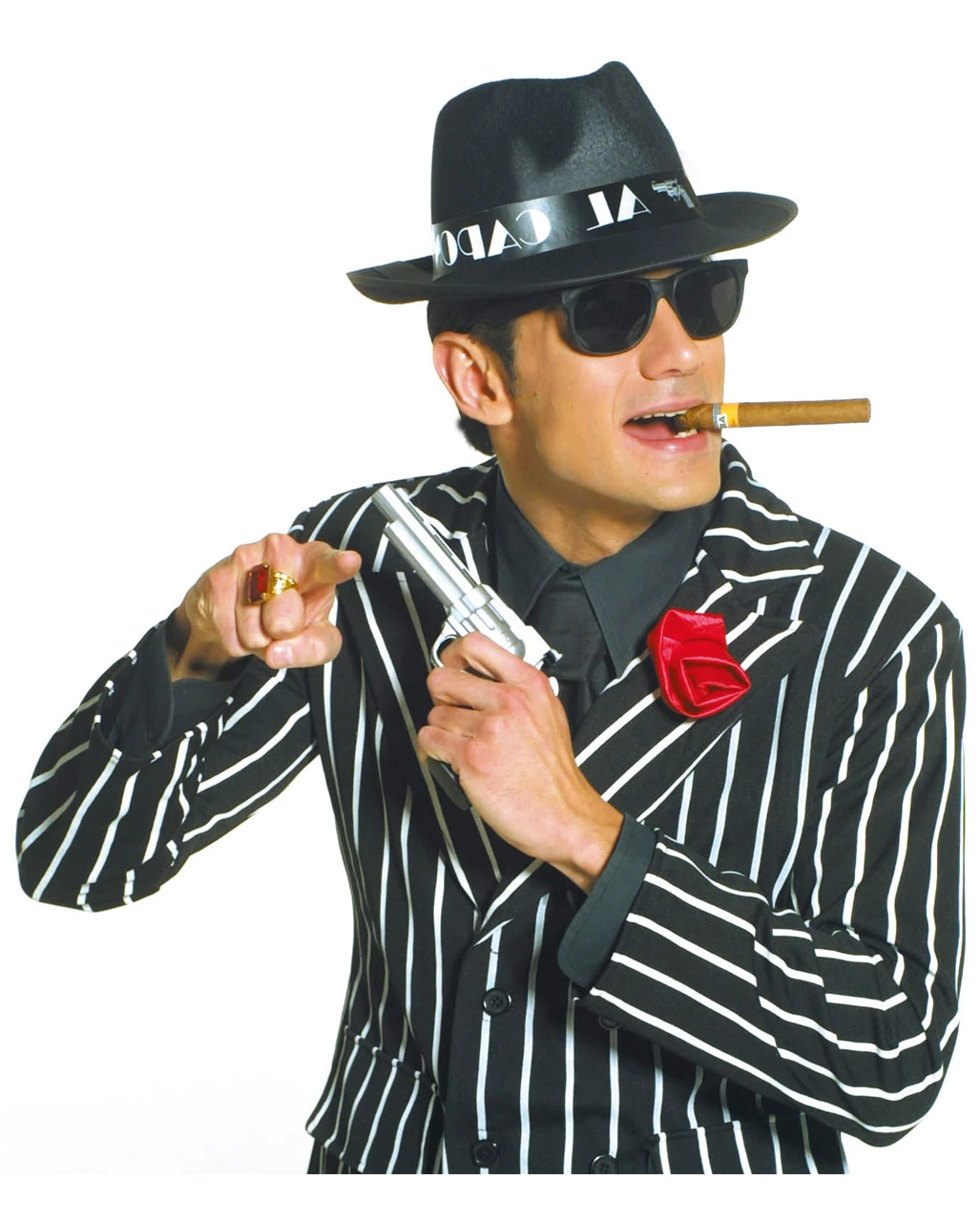 Silberfarbener Trommelrevolver – Bild 2