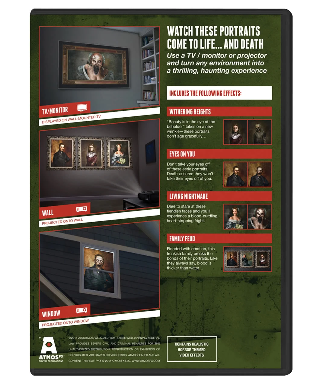 Zombie Portraits TV Halloween Effekt DVD – Bild 2