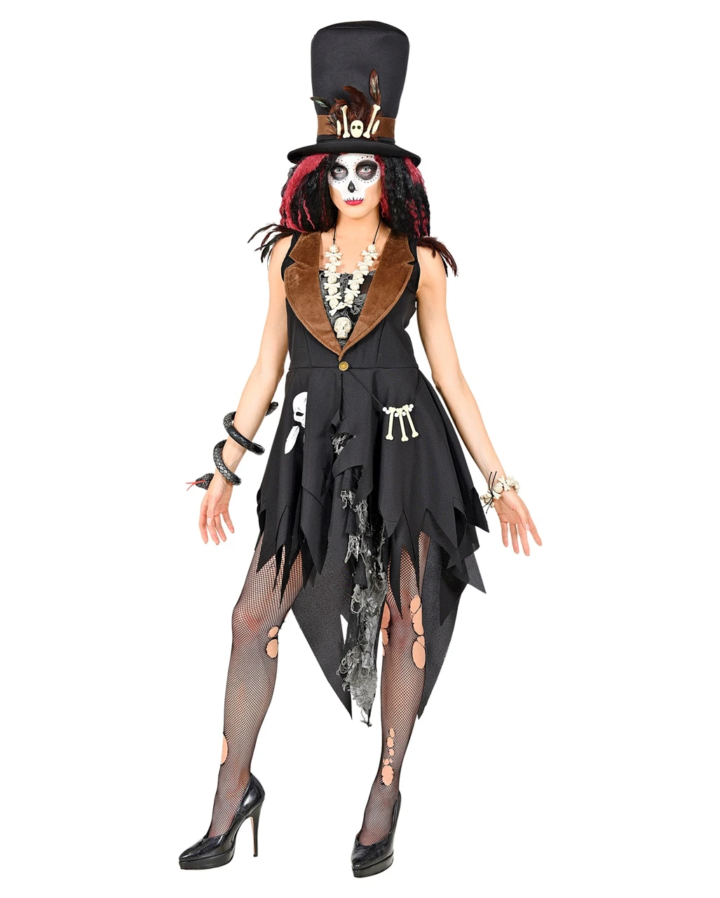 Voodoo Priesterin Halloween Kostüm – Bild 2