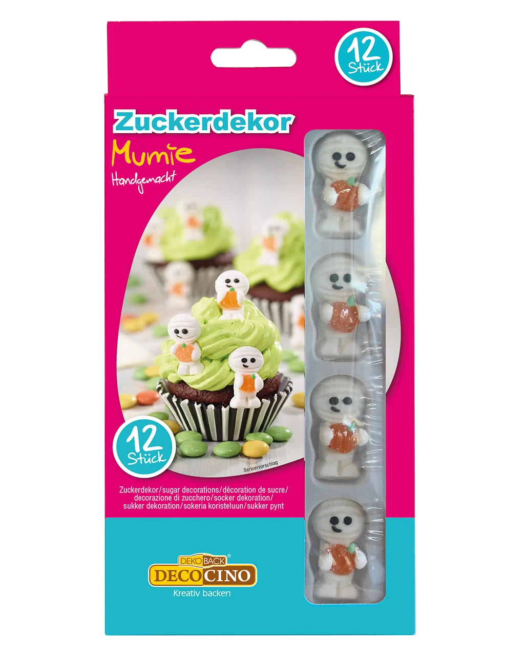 Mumien Zuckerdekoration 12 St.